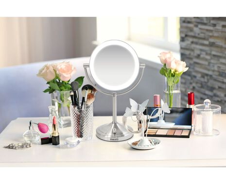 Radiance Double Sided Mirror with Dimmable LED